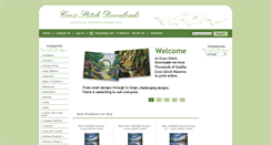 Desktop Screenshot of cross-stitchdownloads.com